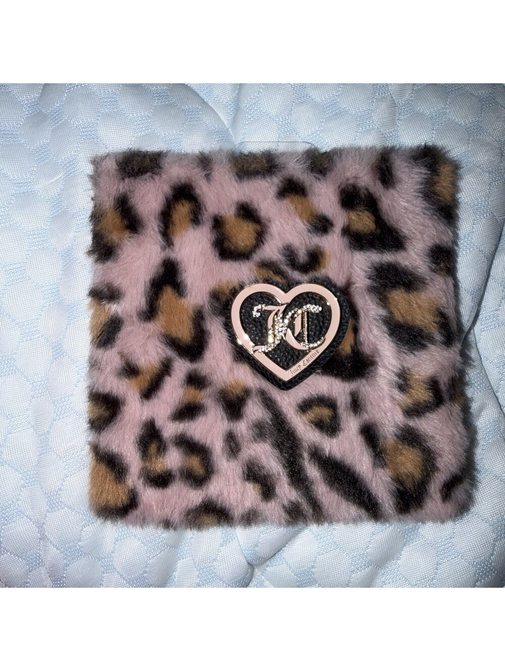 Juicy Couture Faux Fur Leopard Eyeshadow Palette Mirror NIB Sealed Glam Y2K